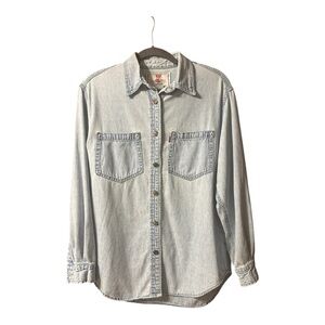 Levi's Vintage Women's Denim Button Up Shirt Size Mediun